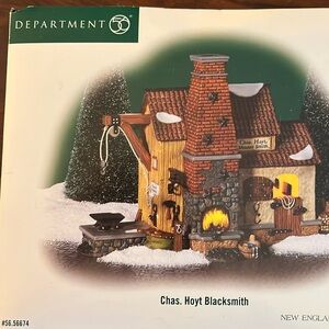 Dept 56 blacksmith shop